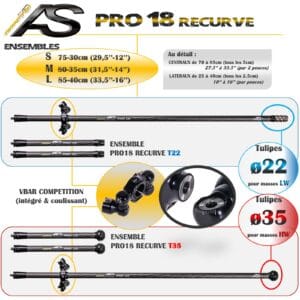 ARC SYSTÈME - ENSEMBLE PRO 18 RECURVE