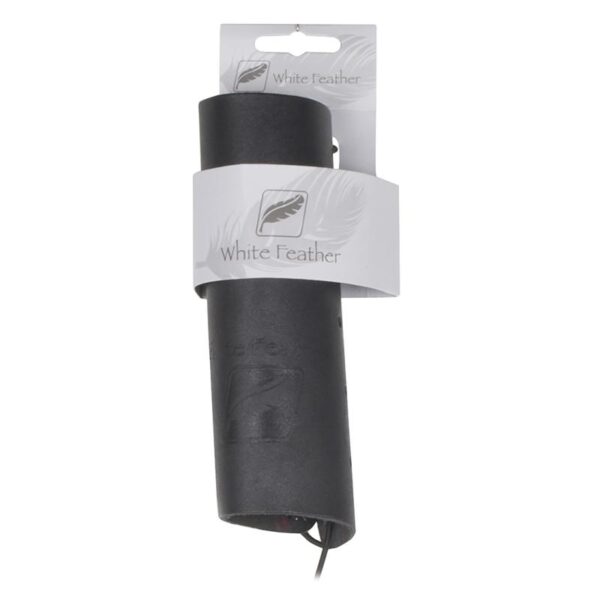 White Feather Armguard Lightning Leather Black – Image 2